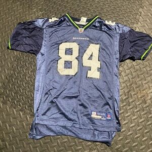 Reebok Seattle Seahawks Navy Blue Football Jersey #84